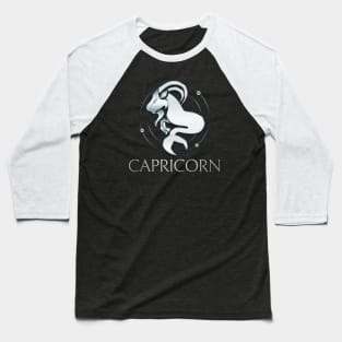 Capricorn Zodiac Sign Baseball T-Shirt